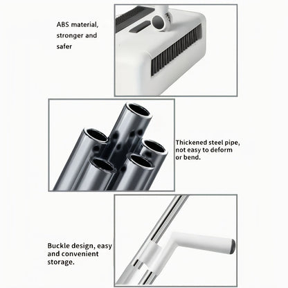 Fällbar 3-i-1 Kvast och Sopskyffel Set – Praktisk Lösning för Snabb och Effektiv Städning