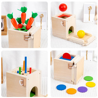 Montessori Trälekask ur: Uppgifter &amp; Lösningar Set