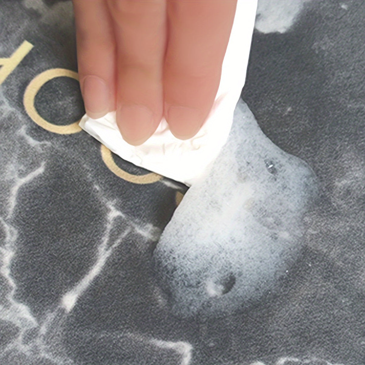 Lucky Charm Snabbtorkande Badmatta - Geometrisk Design med Halkfri för Duschen och Entrén