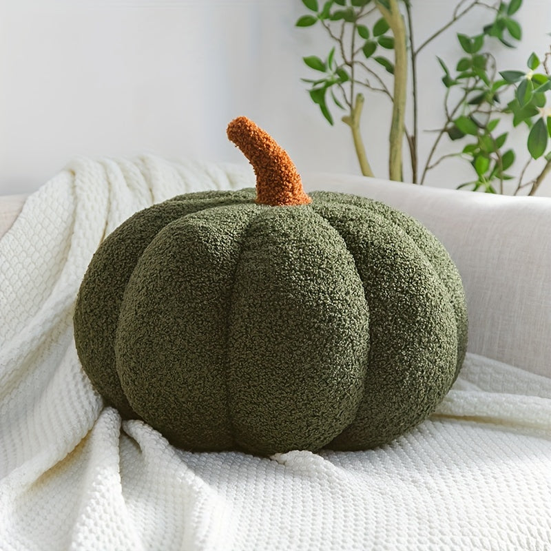 Mysig Pumpa Kudde - Mjuk, Färgglad Dekoration för Halloween och Fester