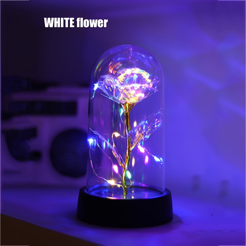 GoldenRose - Elegant Rosablomma Lampa för Gåvor och Dekoration