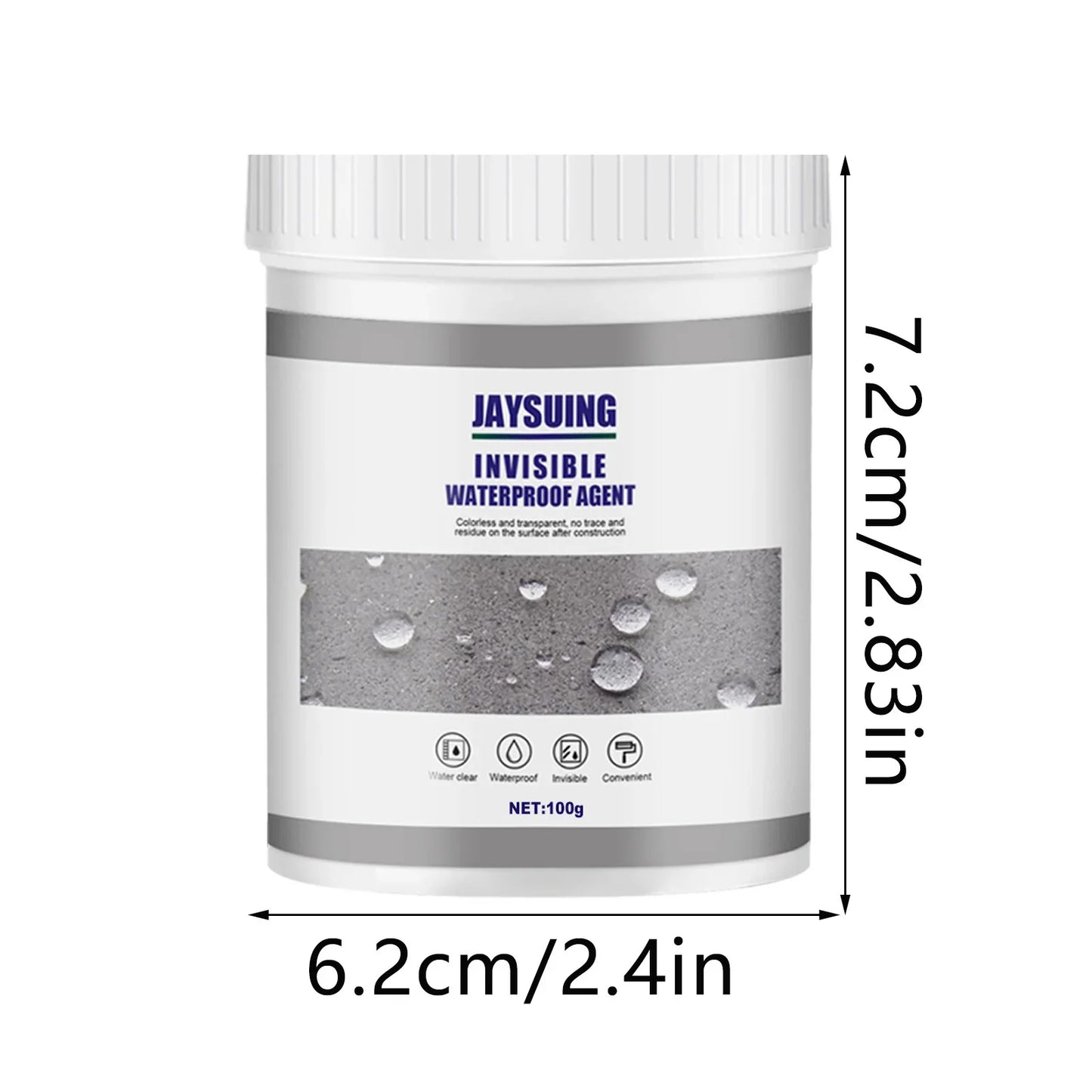 Vattentät anti-läck klar beläggning