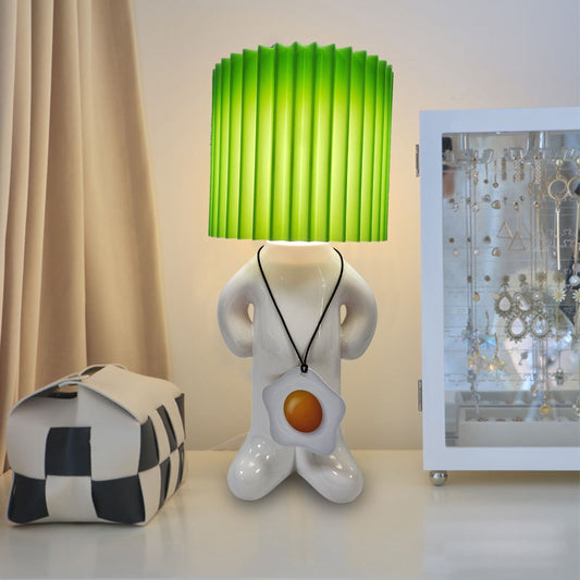 GlowCraft - Dimbar Akryl Bordslampa med LED-belysning och Tryckknappskontroll