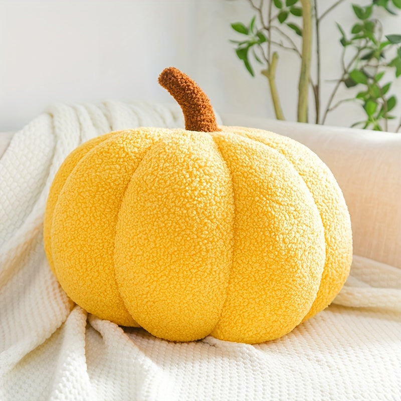 Mysig Pumpa Kudde - Mjuk, Färgglad Dekoration för Halloween och Fester