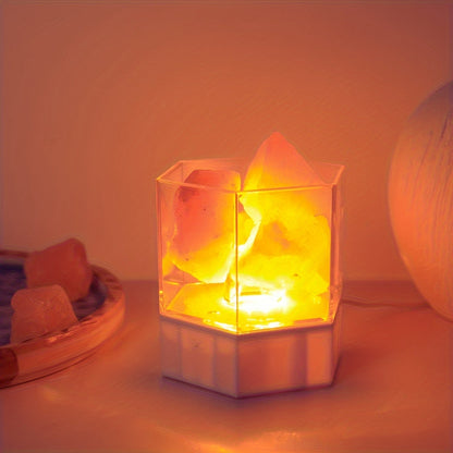 Zoutlampa - Himalaya Nattlampa med USB-anslutning
