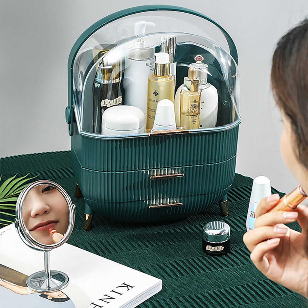 Makeup Storage Organizer med lådor - Kosmetisk bordsskåp