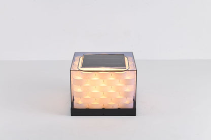 Kubisk Väv Utomhusbelysning - Solarbelysning