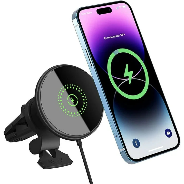 Trådlös bil laddare magnetisk telefonfäste
