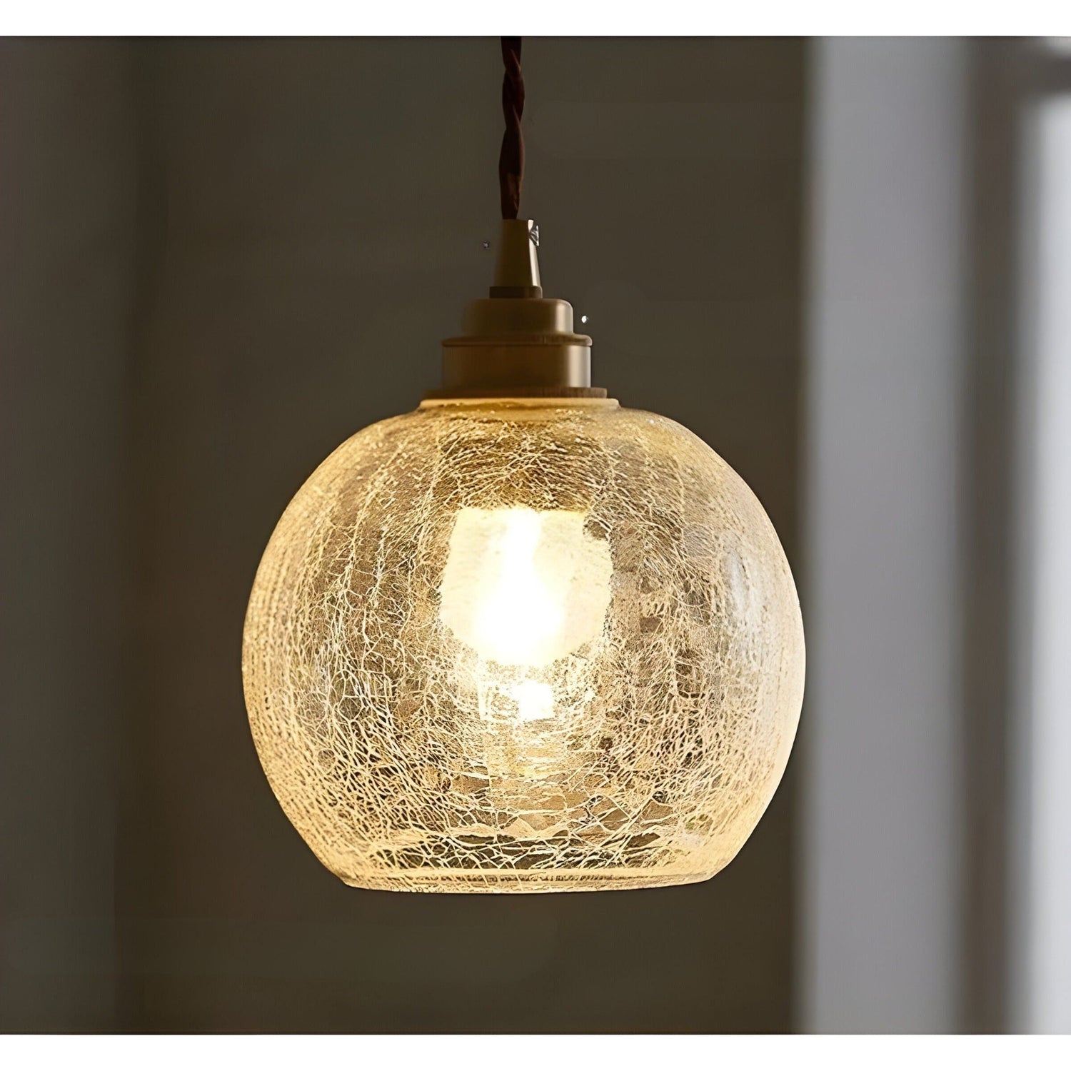 GlossyGlass Light - Nordisk kristallglas minimalistisch hängande lampa