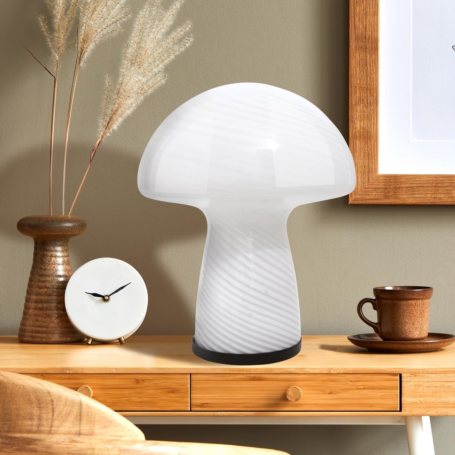 Lekfull Svamp Lampa - Förfinad Atmosfär med en Retro Tvist