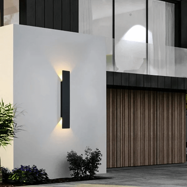 Lunavo Arko | vattentät LED-utomhusvägglampa i aluminium