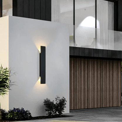 Lunavo Arko | vattentät LED-utomhusvägglampa i aluminium