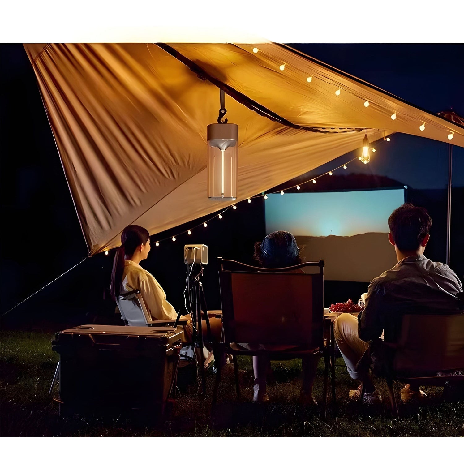 QuantumAura Lampa - Avslappnad USB-laddning Magnetisk Bordslampa