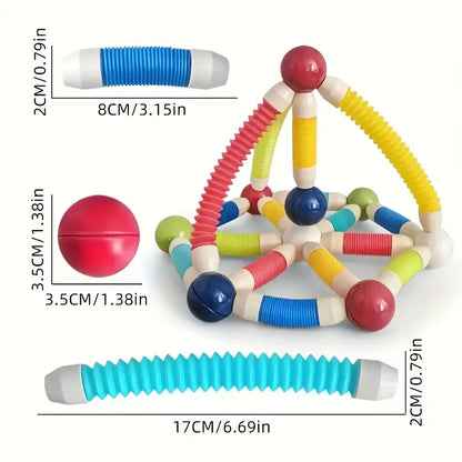 Montessori Formbara Magnetiska Block
