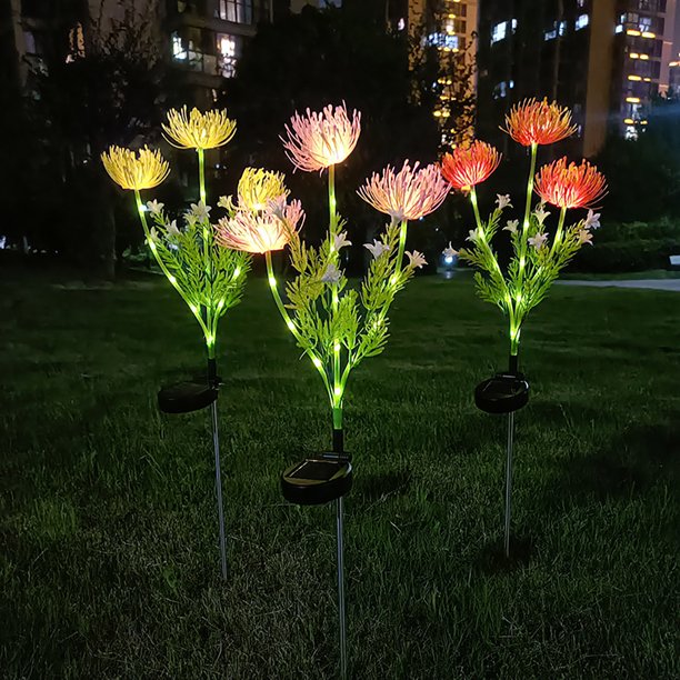 Fairy Flower LED Lamp – Lurig blommönster i stål