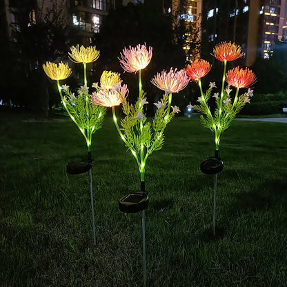 Fairy Flower LED Lamp – Lurig blommönster i stål