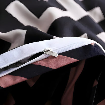 BlackBliss - Modernt Svart Sängklädesset