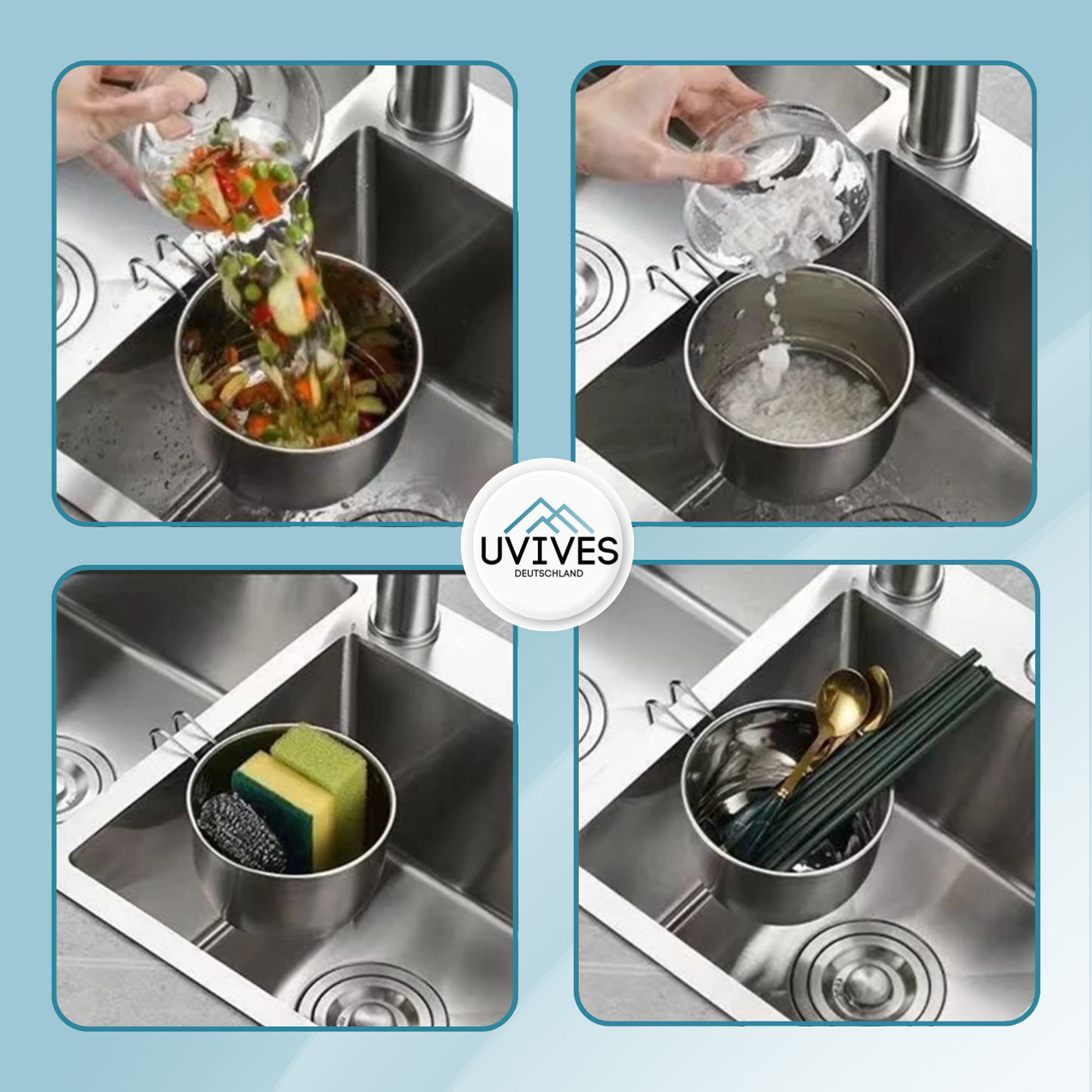 Carvallo | SinkGuard – Sluta med tilltäppta avlopp och kaos i diskhon!