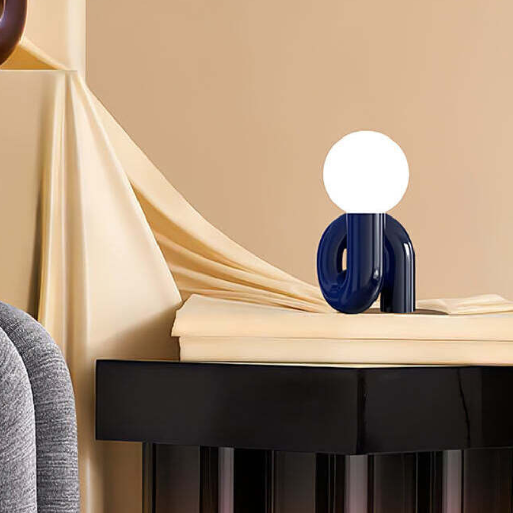 Carvallo - Modern glasbordslampa med varm belysning