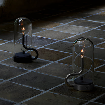 NordicGlow - Opladdningsbar Trådlös LED Bordslampa med Inbyggt Batteri