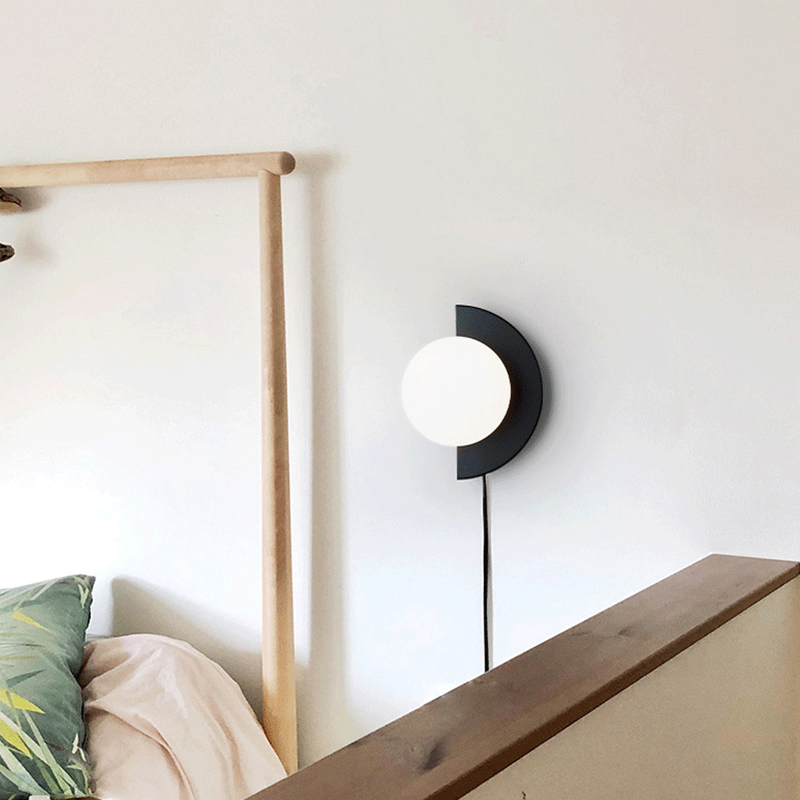 Eterna Flair Modern LED Vägglampa Metall Glas Sovrum Vardagsrum