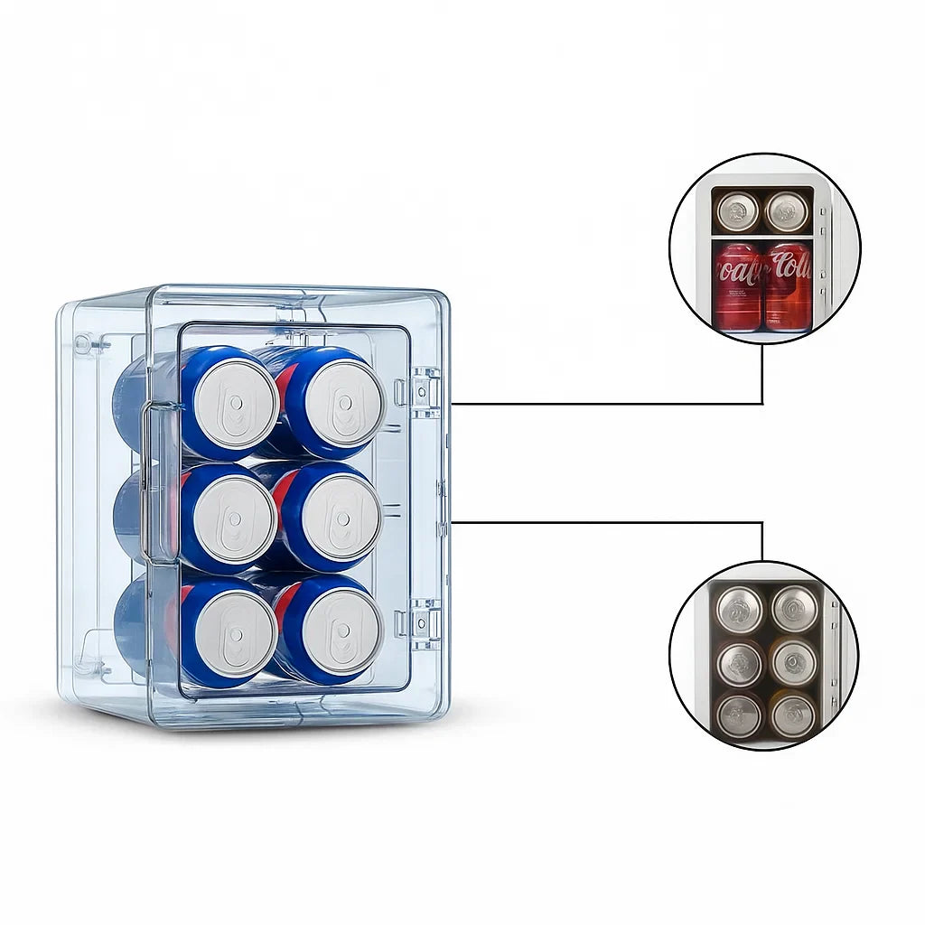 Mini Kylskåp Bänkskivans USB Tyst Kylare