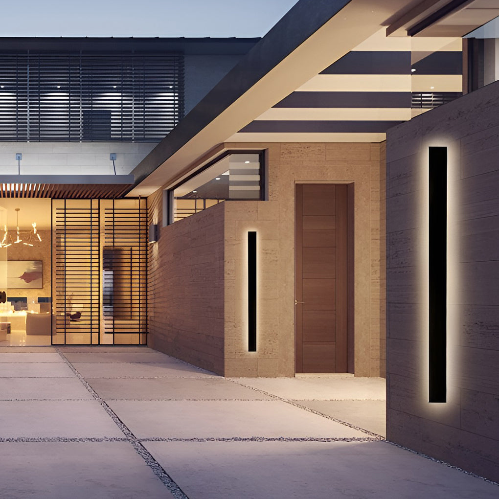 Utomhus Vägglampa Modern Svart LED Vägglampor