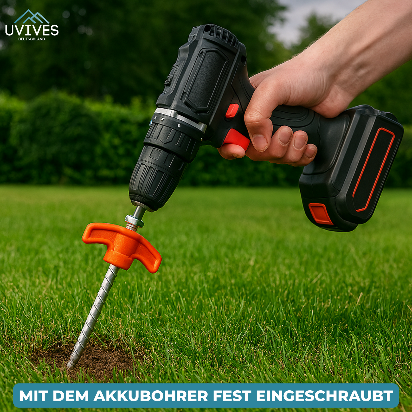 Carvallo | DrillPeg – förankra tält säkert på några sekunder