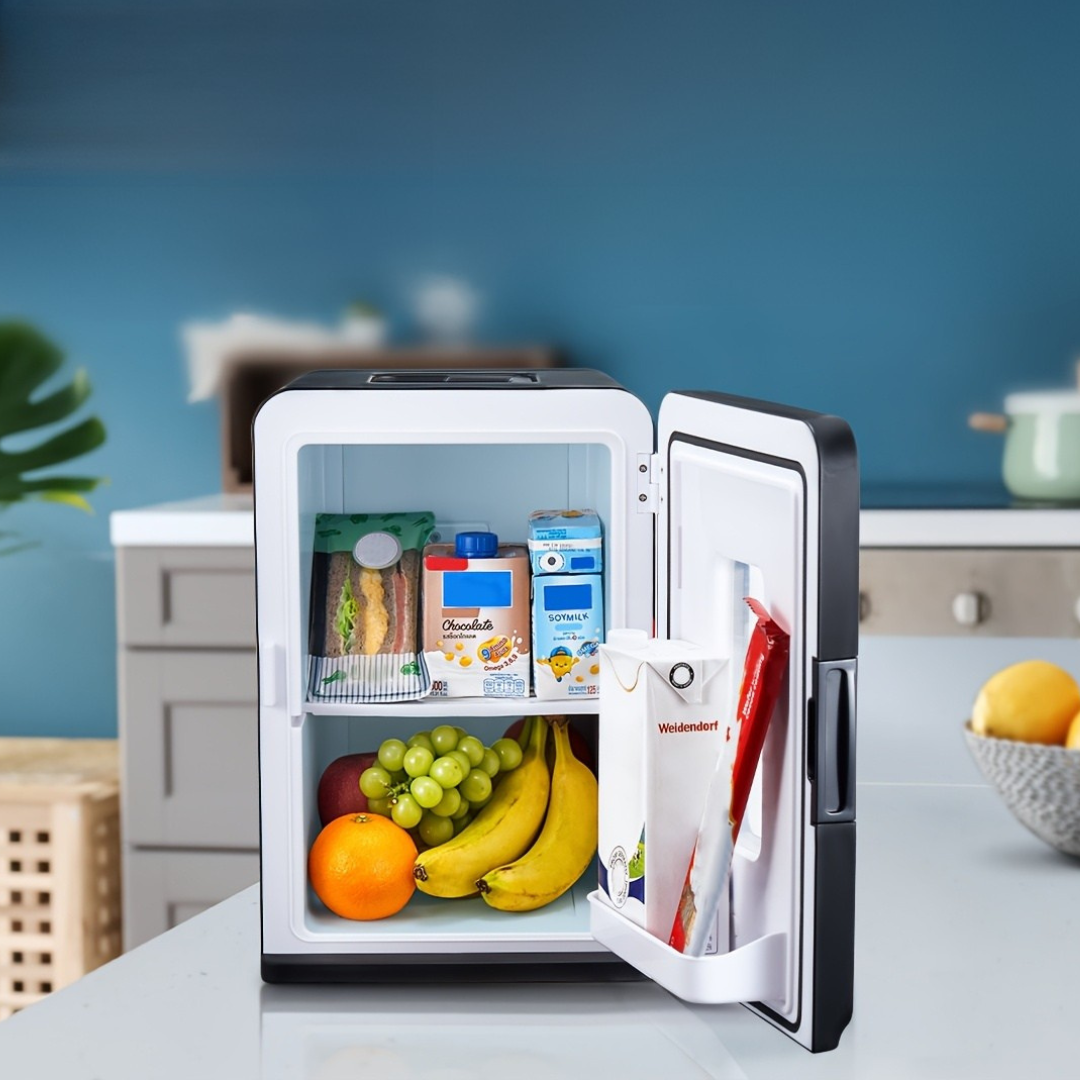 Mini Kylskåp Bärbar Tyst Dryck Kylare 15L