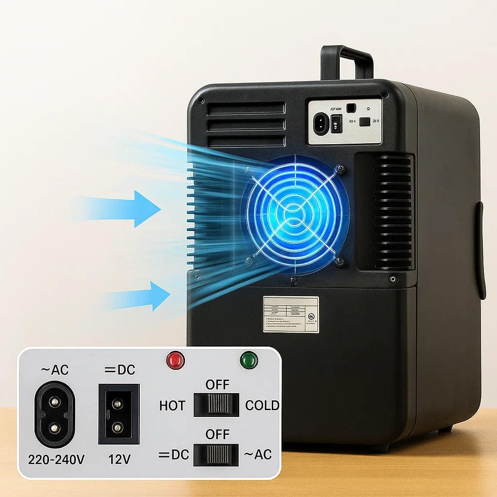 Mini Kylskåp Bärbar Tyst Dryck Kültbox