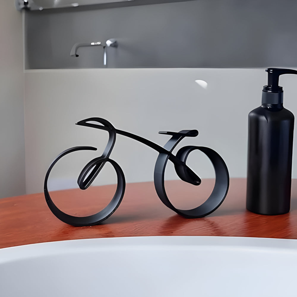 Urban Cyclist Abstrakt Dekor