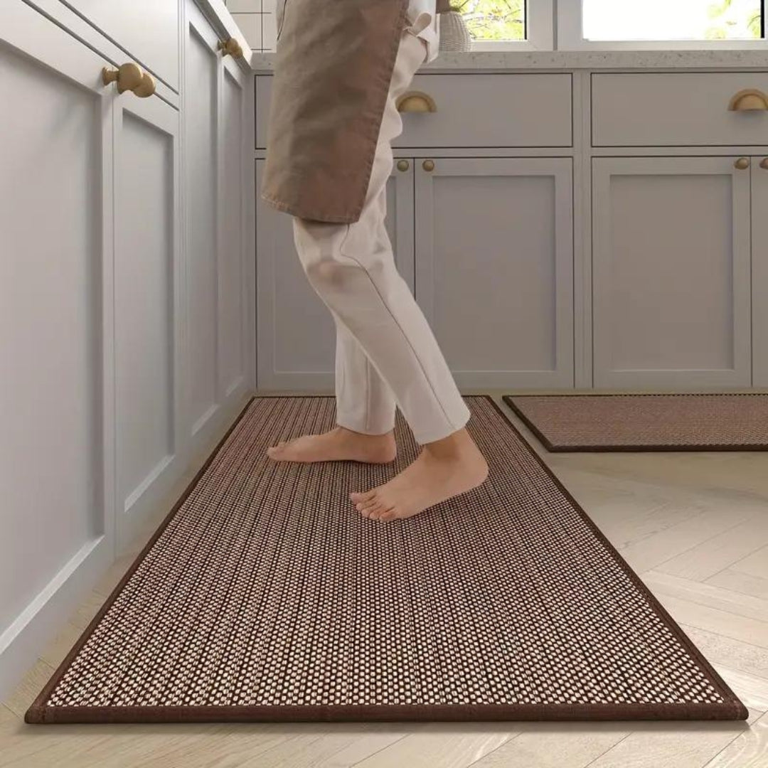 Carvallo Luxe – Klassisk Kökmatta Set med Halkfri och Ergonomisk Komfort