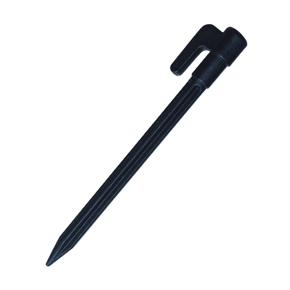 Plastplast tältspikar med krokar – Camping jordspikar för presenningar och tarp