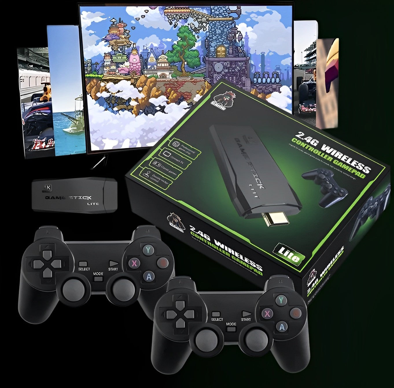 RetroArcade – Ultimate spelkonsol med 15.000+ spel och 4K-kvalitet