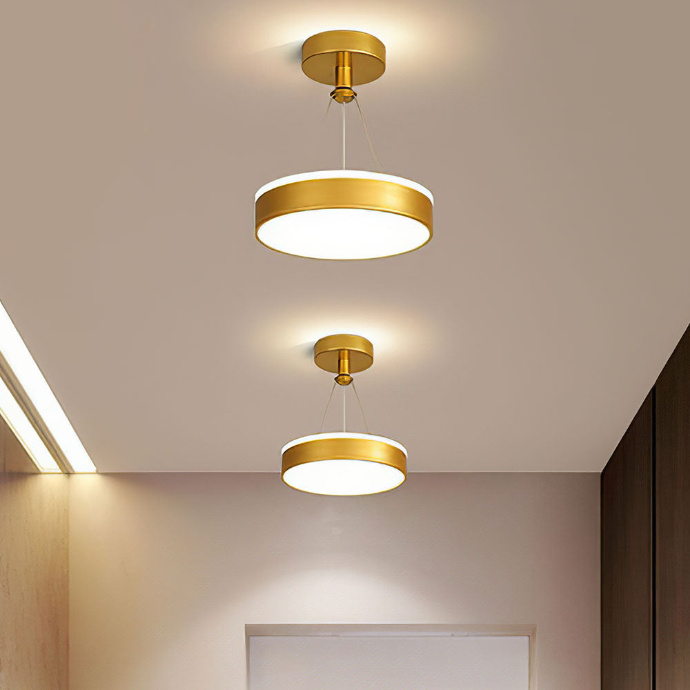 Stylish modern metal LED pendant lamps