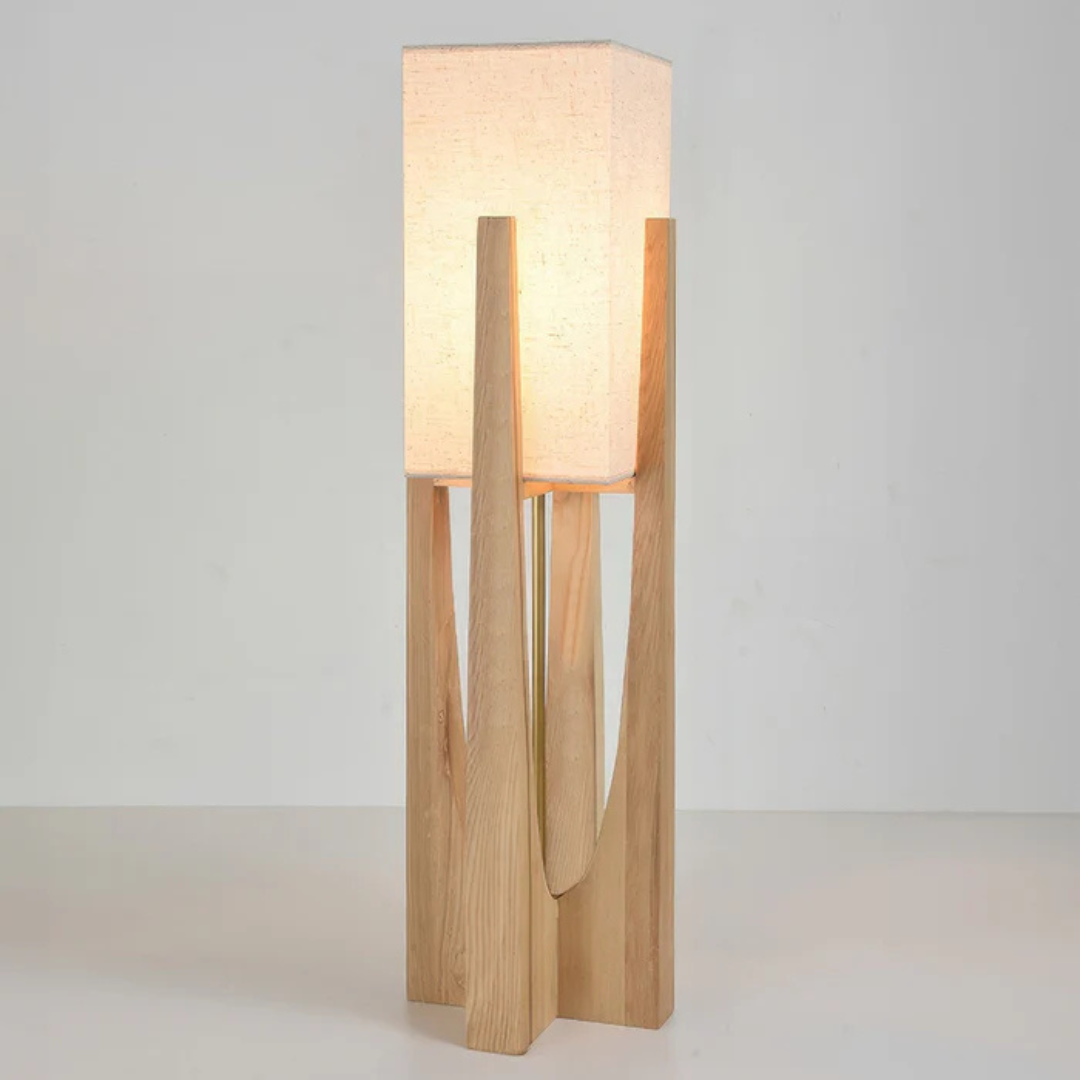 Luxora Nami | Trä‑bordslampa i japansk stil