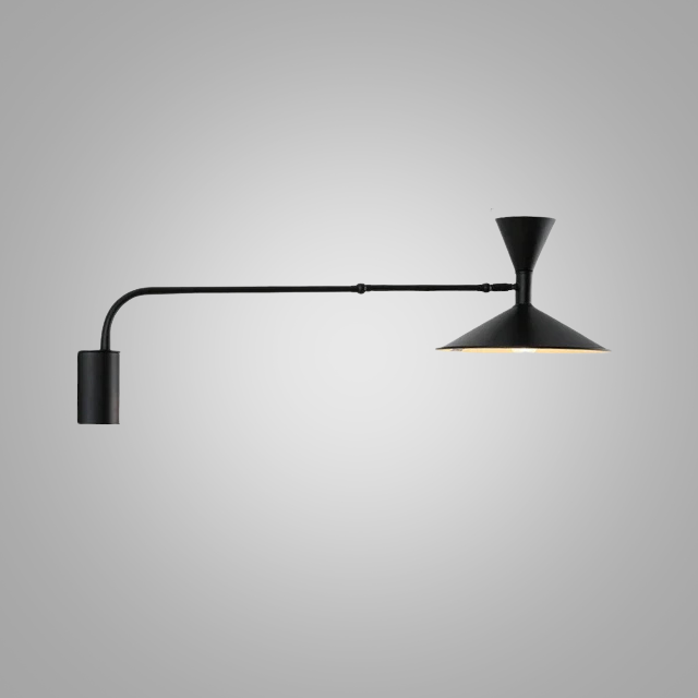 LumiFlex - Nordisk Svänggavel - Justerbar LED Läsarmatur för Boende- och Arbetsutrymmen