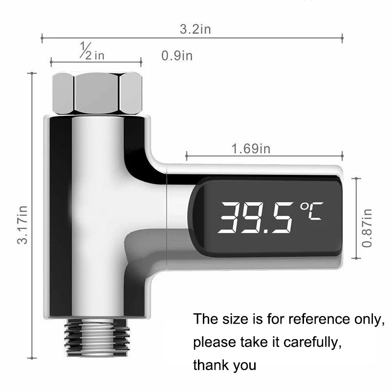 LED Display Vattenduschtåmometer