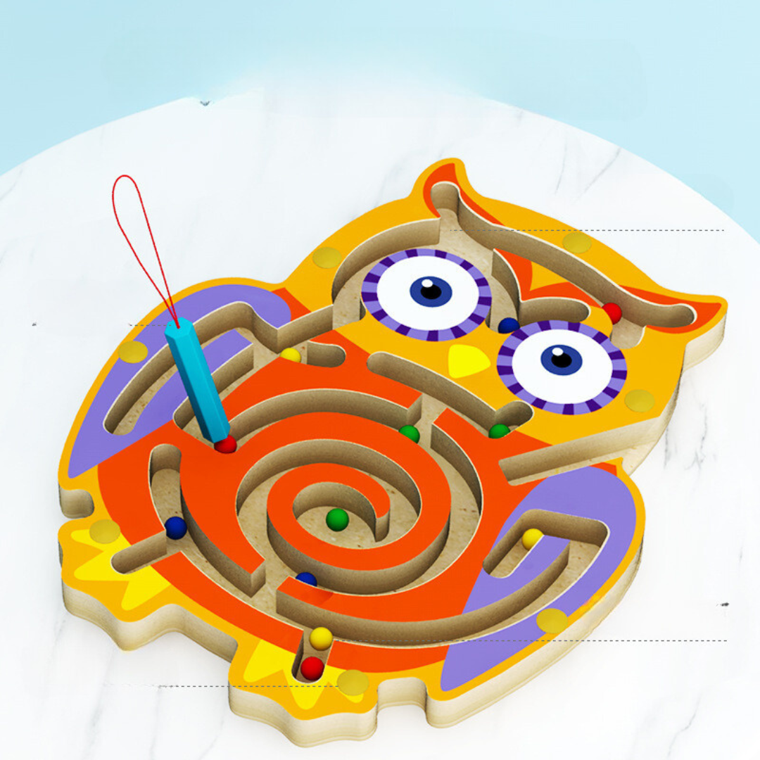 KiddieMaze - Montessori Magnetisk Labyrint