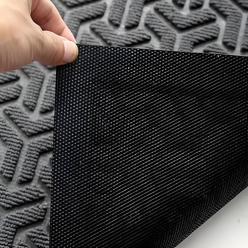 Modern geometrisk mönster dörrmatta