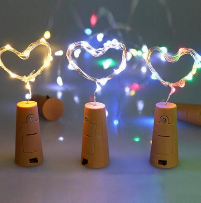 LED ljusslinga för flaskor – dekoration-ljus med tråd för kreativ belysning och DIY-projekt