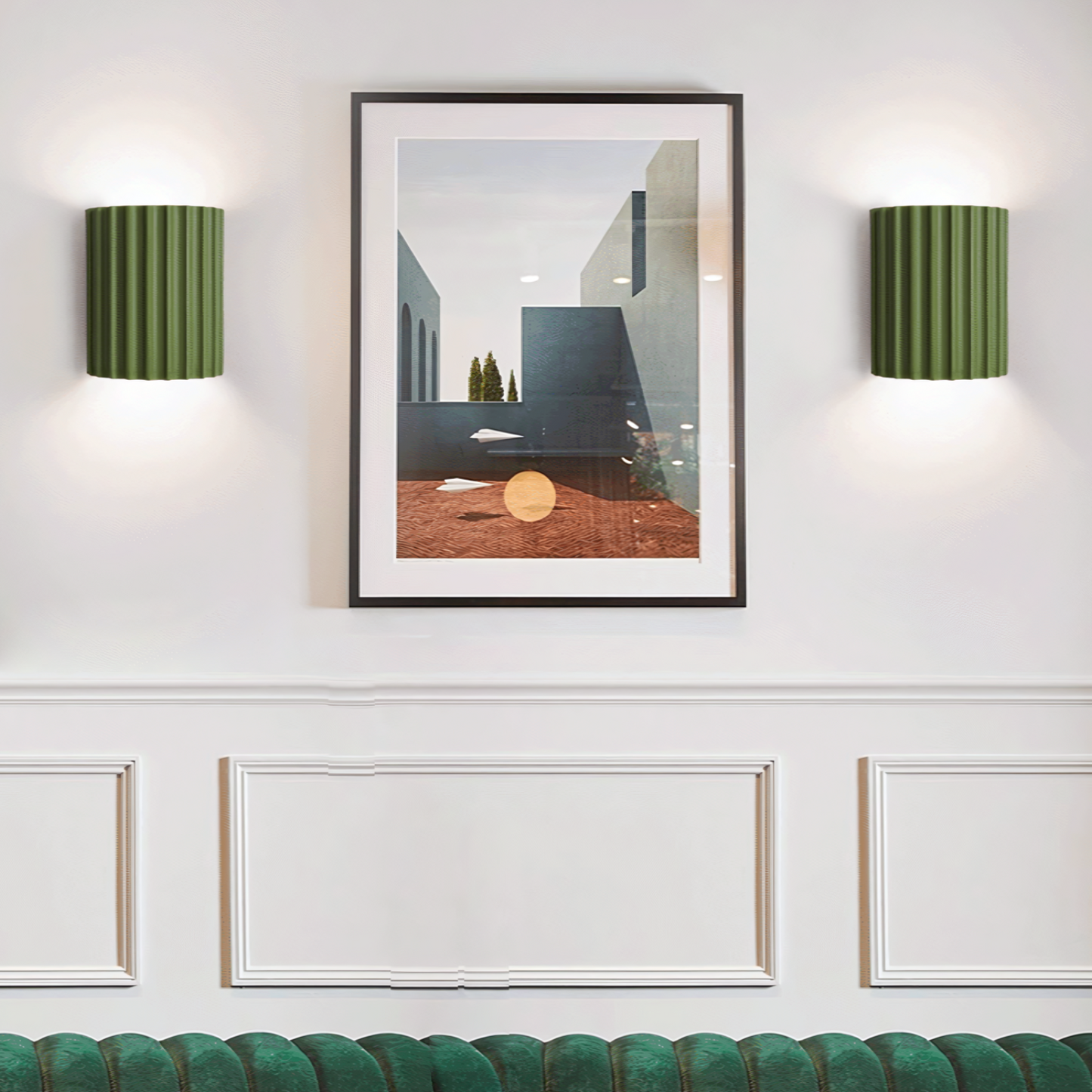 Carvallo – Vägglampa med Vågig Design för en Elegant Atmosfär