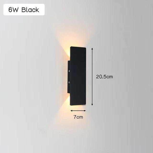 LED-Utevägglampa Aluminium – Väderbeständig &amp; dekorativ för trädgård och terrass