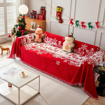 Snöflingor Helg Sofföverdrag