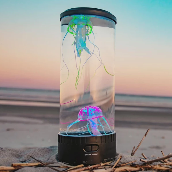 LED-jellyfish lavalampe akvarium för barn och vuxna