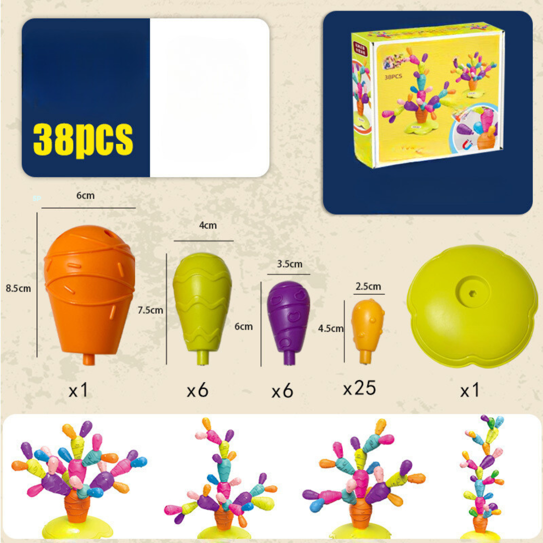 Montessori Magnetisk Kaktus Lektoy