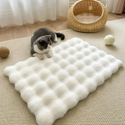 Lyxiga faux fur husdjurmattor