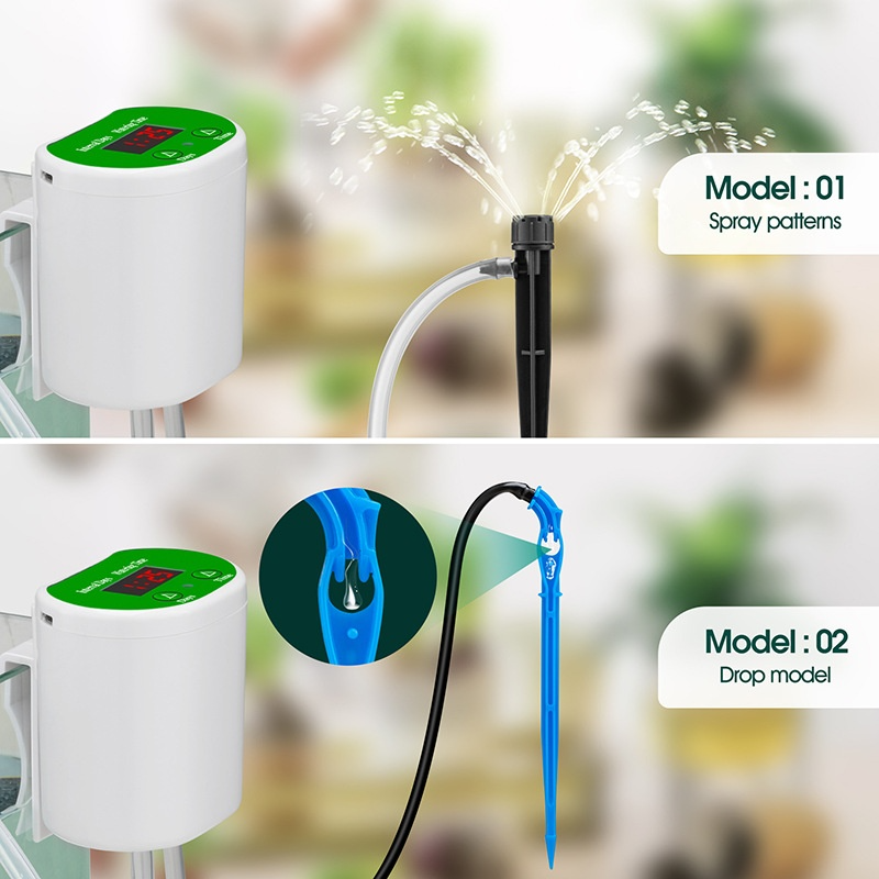 Automatisk växtbevattningssystem med USB – Effektiv droppbevattning