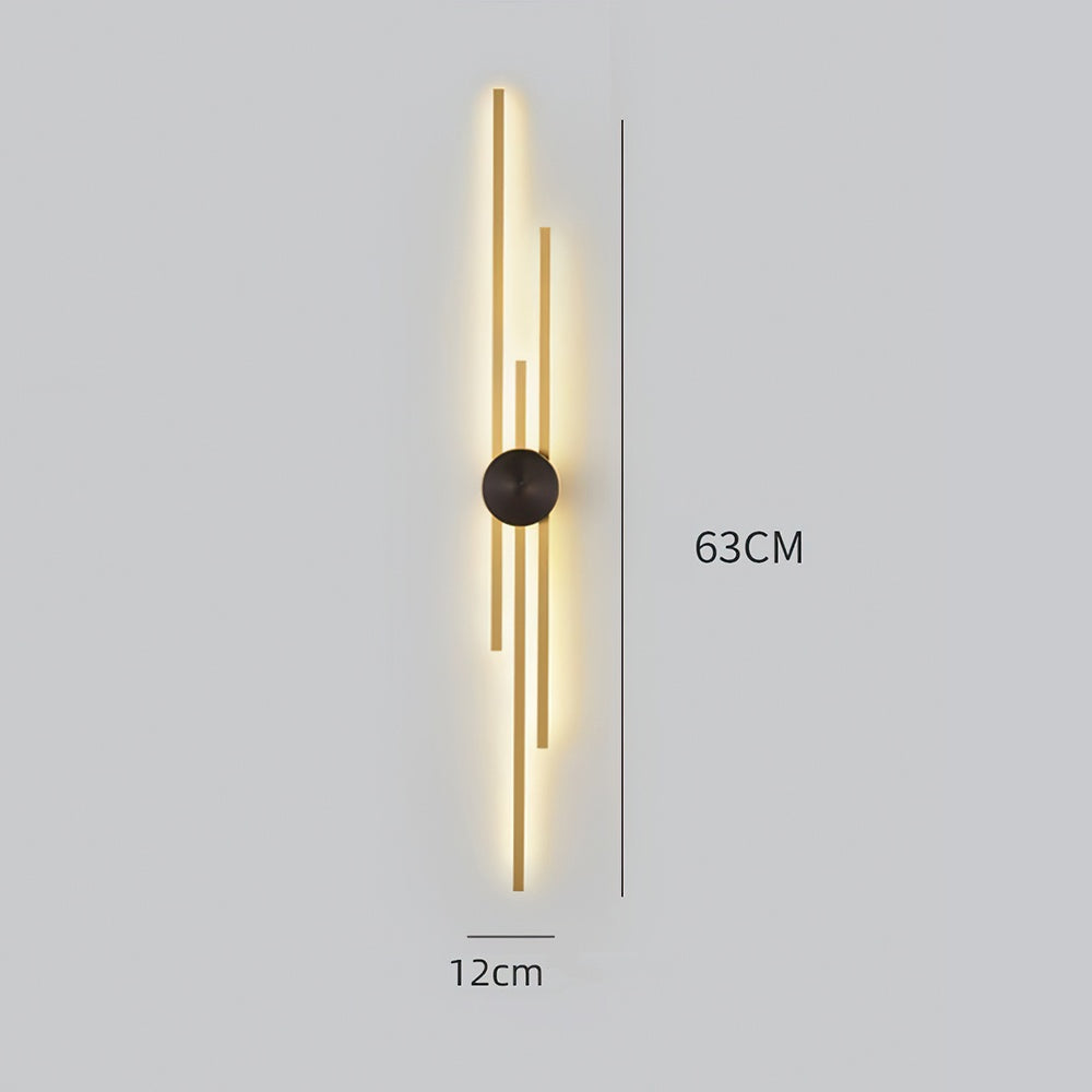 Vägglampa Modern LED Järn Vertikal Armatur