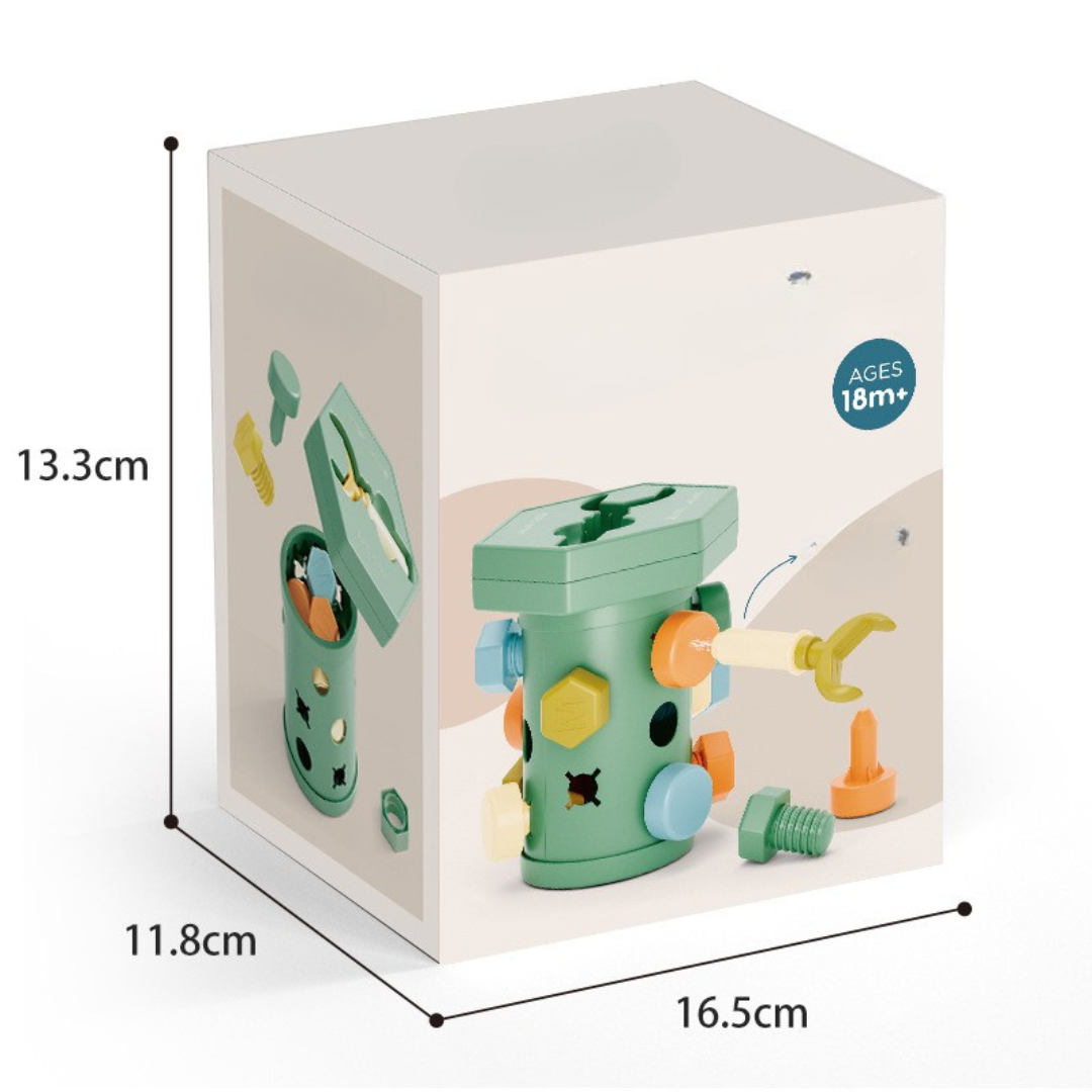 Montessori skruvar leksaksset